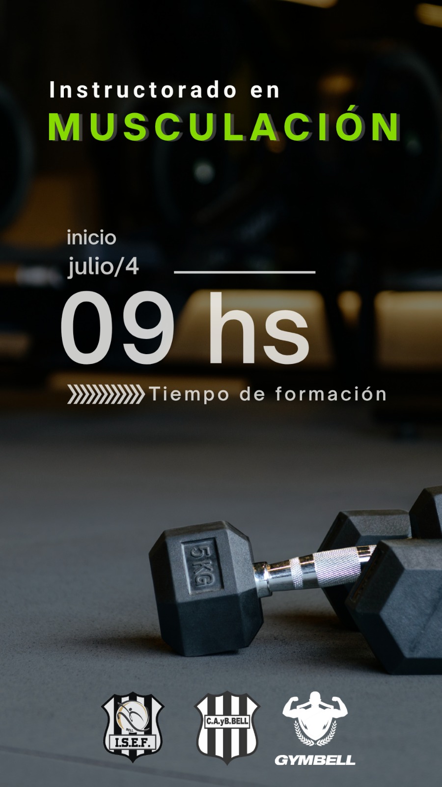 Comienza el Instructorado en Musculación